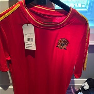 Source Unknown Red and Yellow Men's Jersey